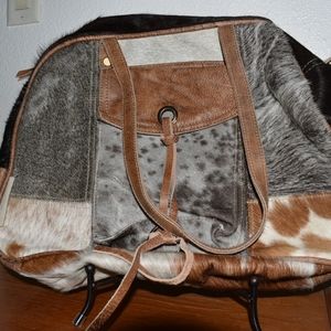 Musse&cloud cow fur purse